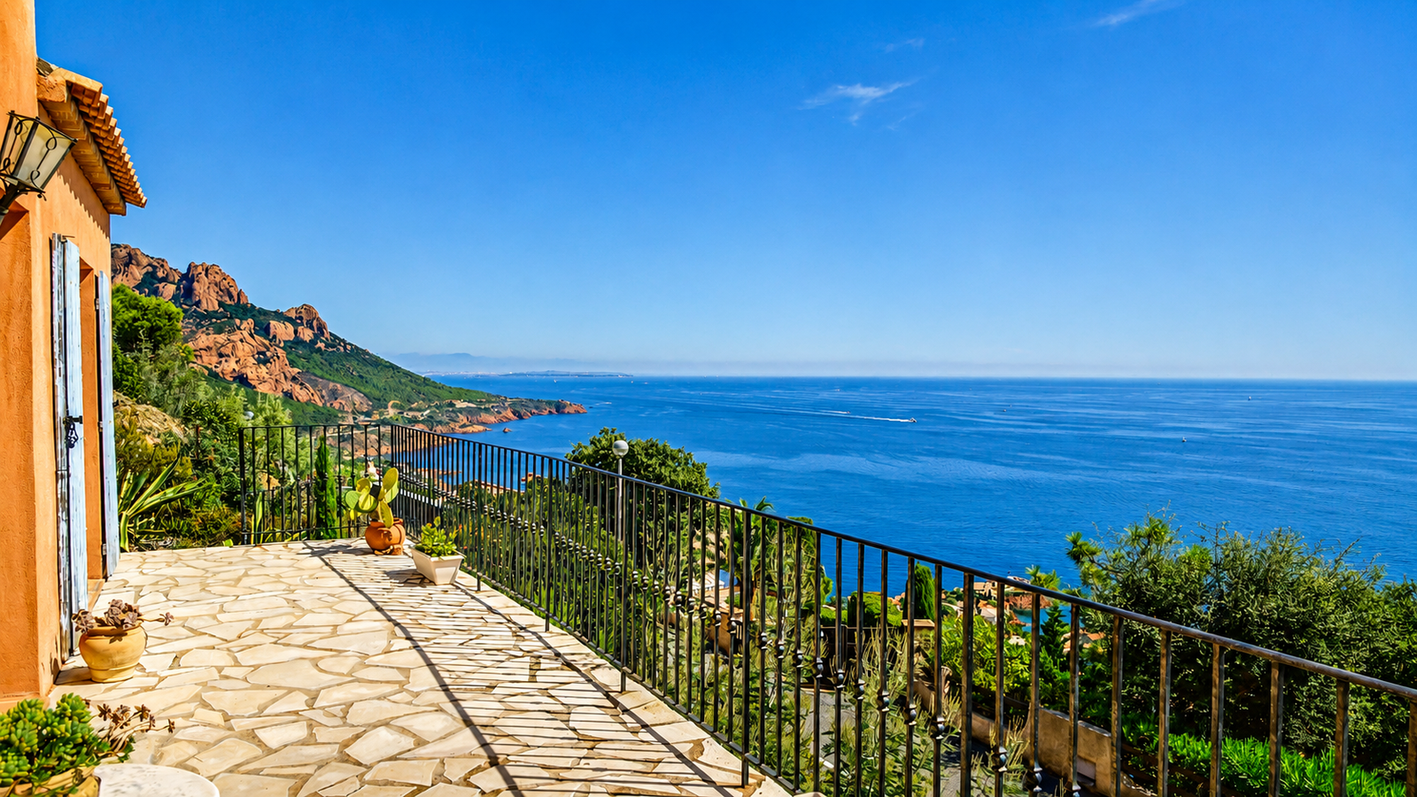 Villa vue mer Antheor Agay Saint Raphael