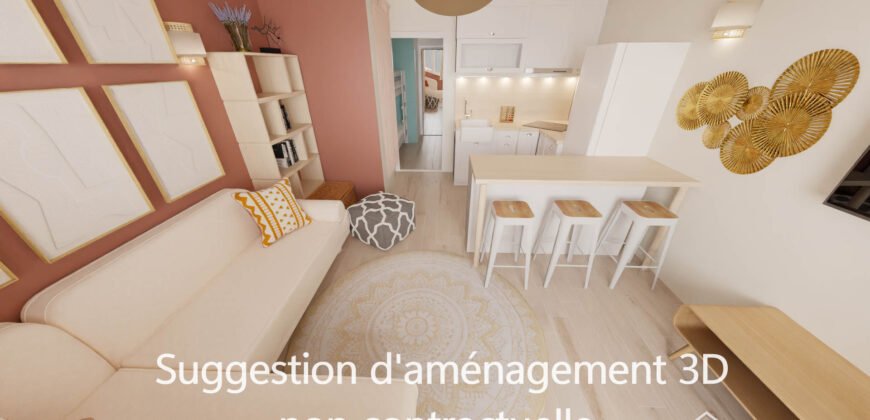 🏡 Studio avec coin nuit – Résidence avec piscine aux Golfs de Valescure