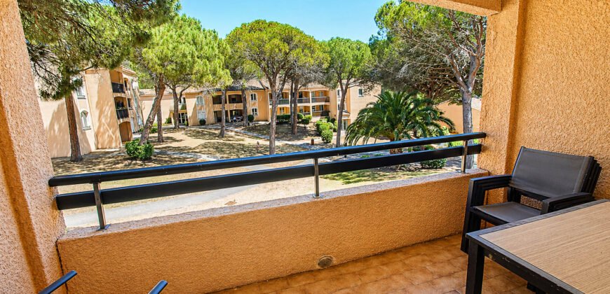 🏡 Studio avec coin nuit – Résidence avec piscine aux Golfs de Valescure